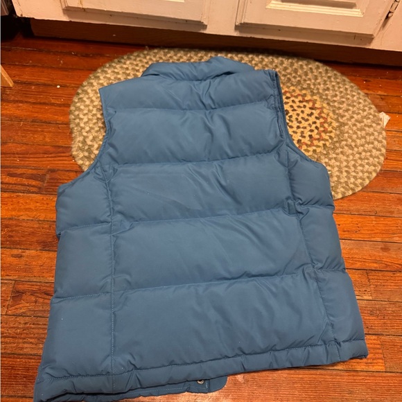 LL BEAN vintage goose down size small Blue Puffer Vest - Picture 5 of 5